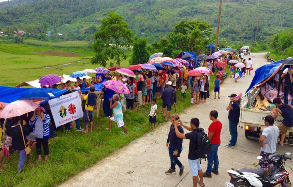 Caritas Palo continues relief efforts for quake victims