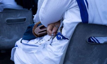 Missionaries of Charity copyright blue and white sari