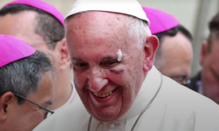 Vatican: Pope Francis ‘is fine’ after hitting face on popemobile