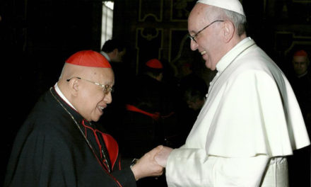 Pope Francis mourns death of Cardinal Vidal