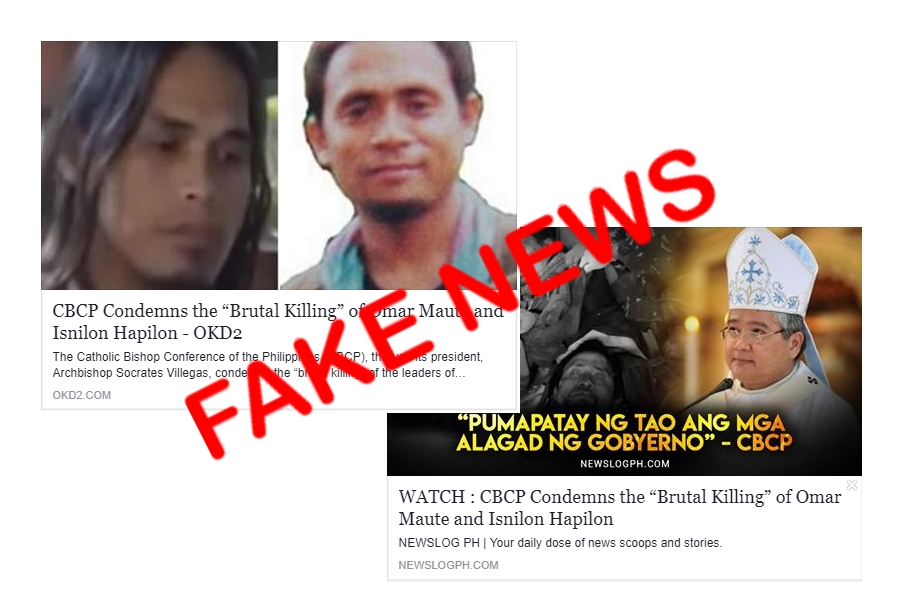 CBCP condemning killings of top terror leaders is ‘fake news’