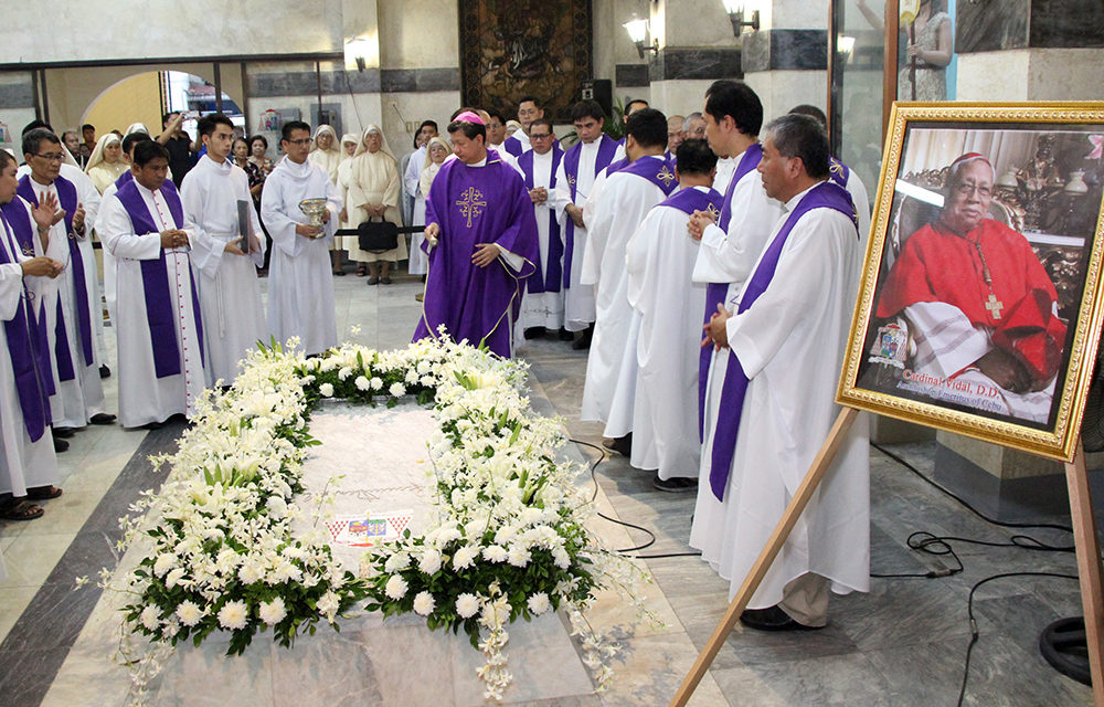Cebu archdiocese marks 40th day since Cardinal Vidal’s death