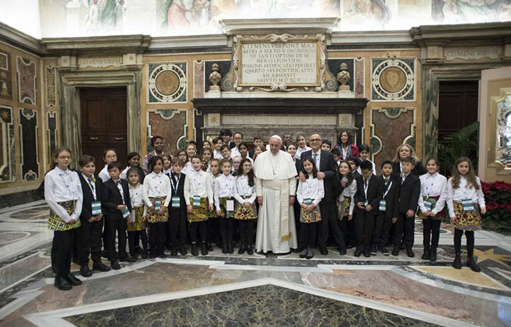 Pope Francis: Music opens our hearts to the true meaning of Christmas