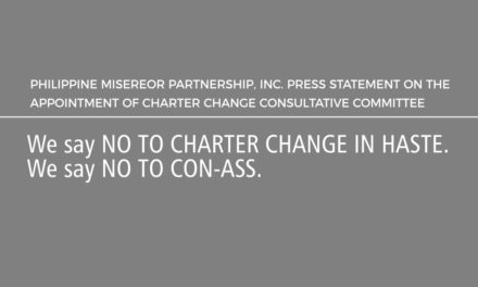We say NO TO CHARTER CHANGE IN HASTE. We say NO TO CON-ASS.