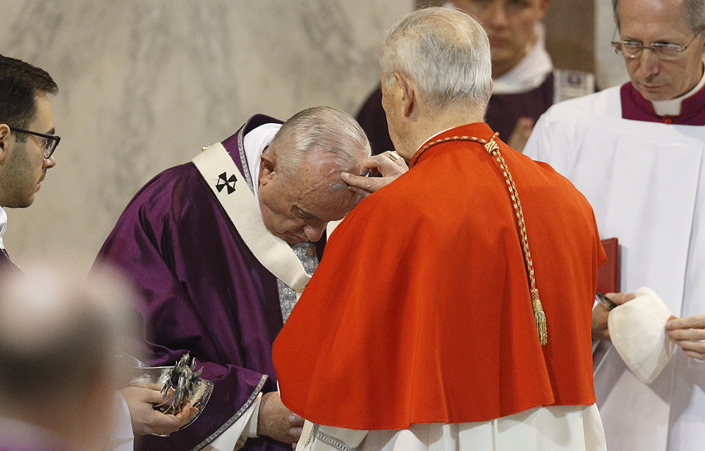 Lent is time to notice God’s work, receive God’s mercy, pope says
