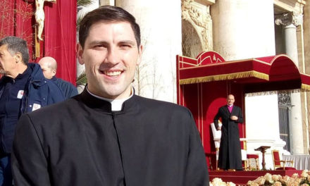 US seminarian who carried cross at pope’s Easter Mass dies in Rome