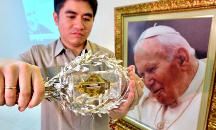 Priest: St. John Paul II relic, reminder of ‘dignity of life’