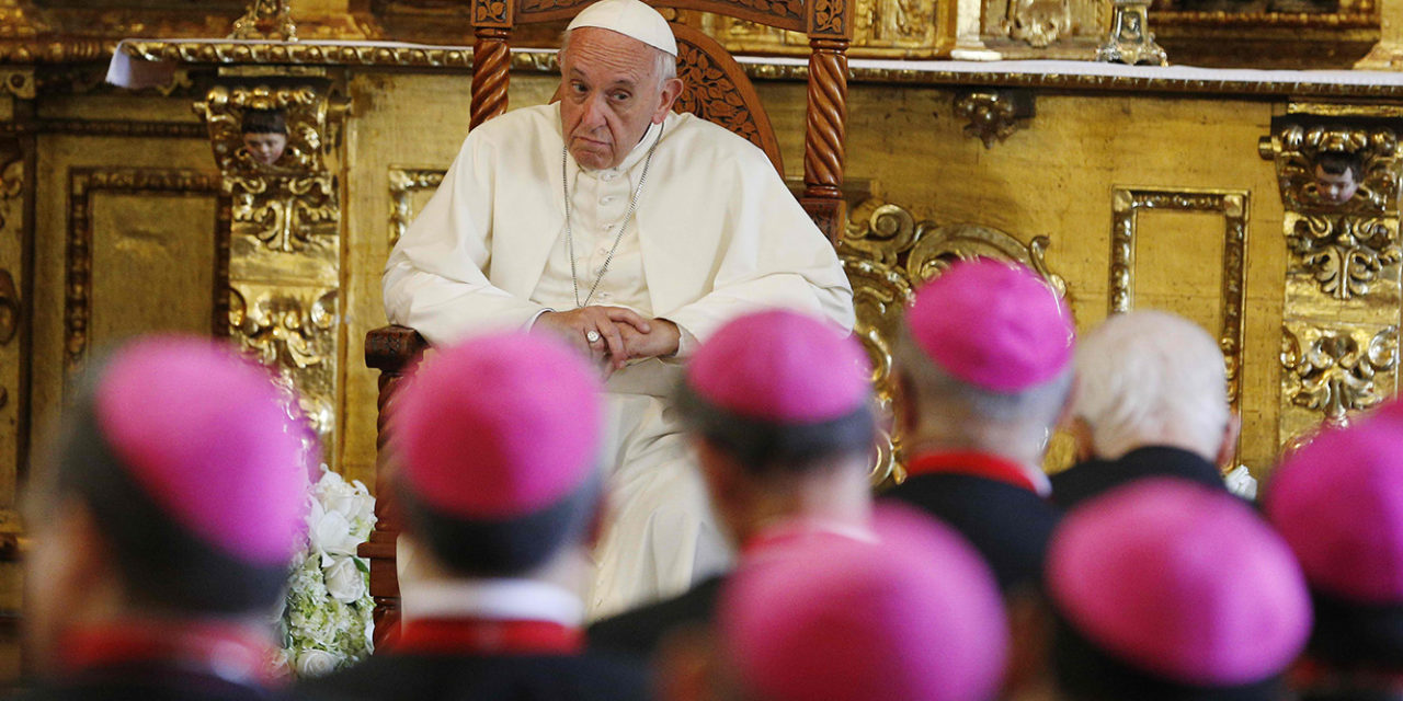 Bishops must protect their people from danger, pope says