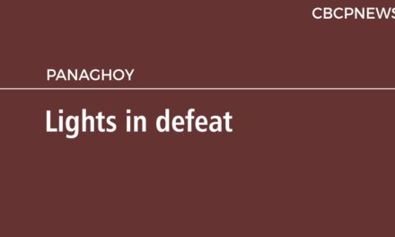 Lights in defeat