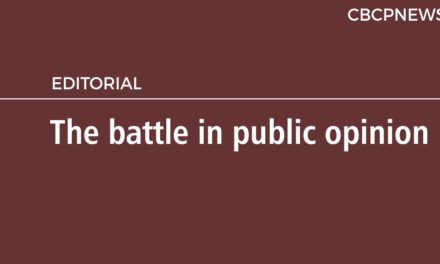 The battle in public opinion