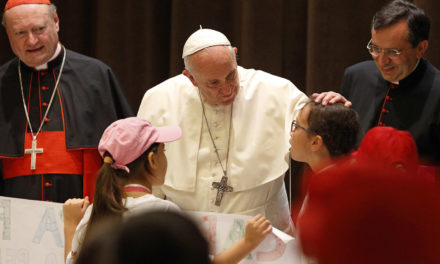 Pope shares childhood memories with Italian children