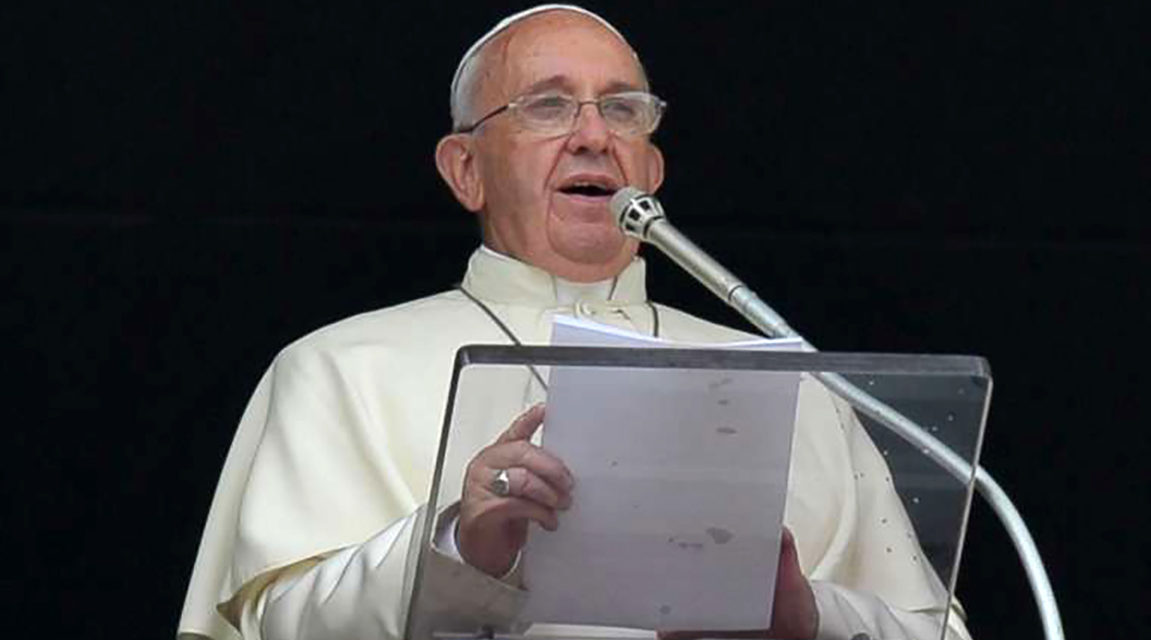Blasphemy is the gravest sin, Pope Francis says