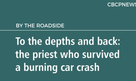 To the depths and back:  the priest who survived a burning car crash