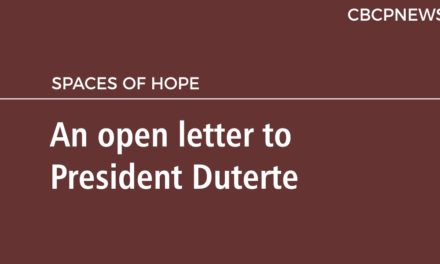 An open letter to President Duterte