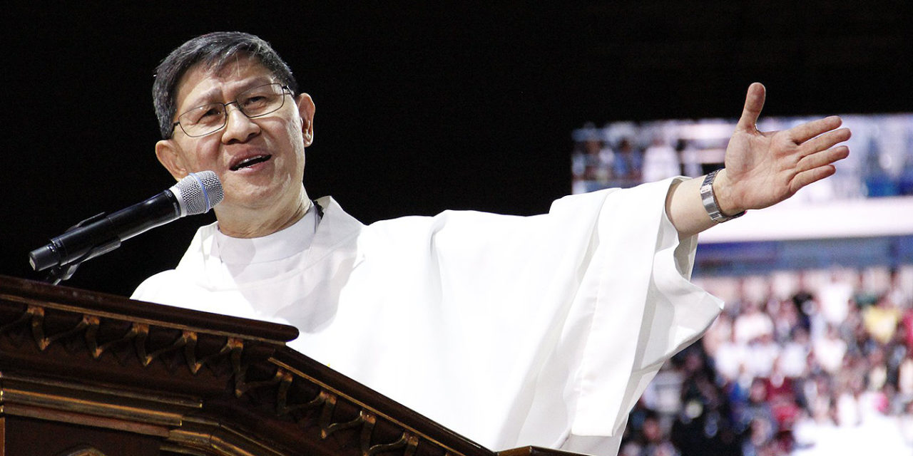 Cardinal Tagle: ‘Physical distancing’ should not remove ‘community caring’
