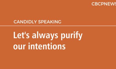 Let’s always purify our intentions