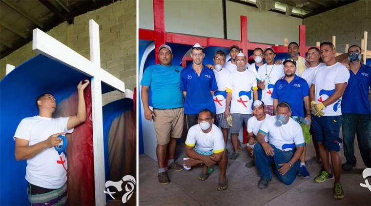 Inmates building 250 confessionals for 2019 World Youth Day