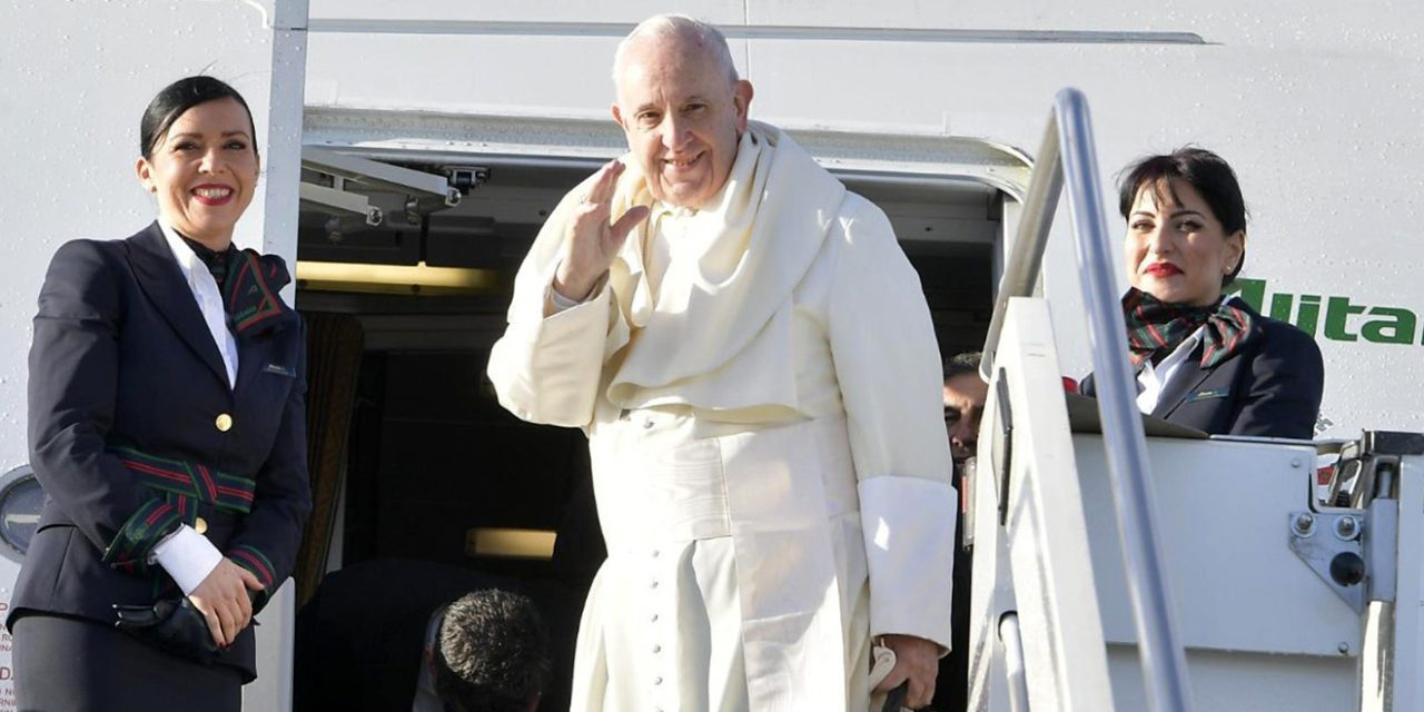 On flight to Panama, Pope confirms November trip to Japan