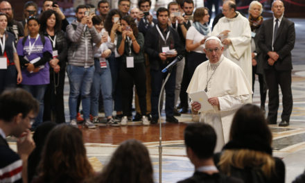 Pope to issue post-synod document on young people in March
