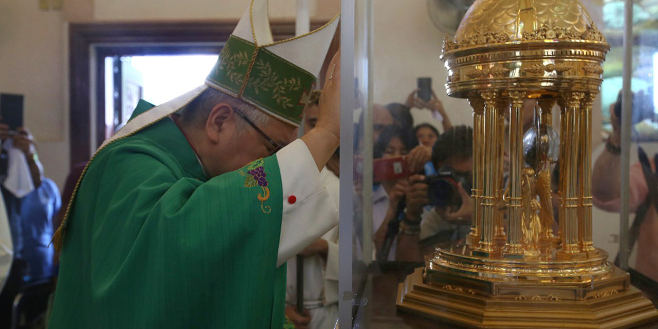 LOOK: Heart relic of St. Camillus visits Antipolo Cathedral