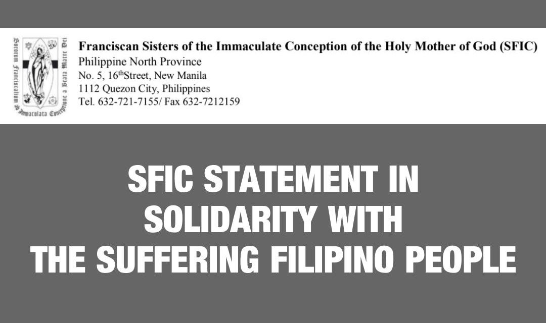 SFIC Statement in Solidarity with the Suffering Filipino People