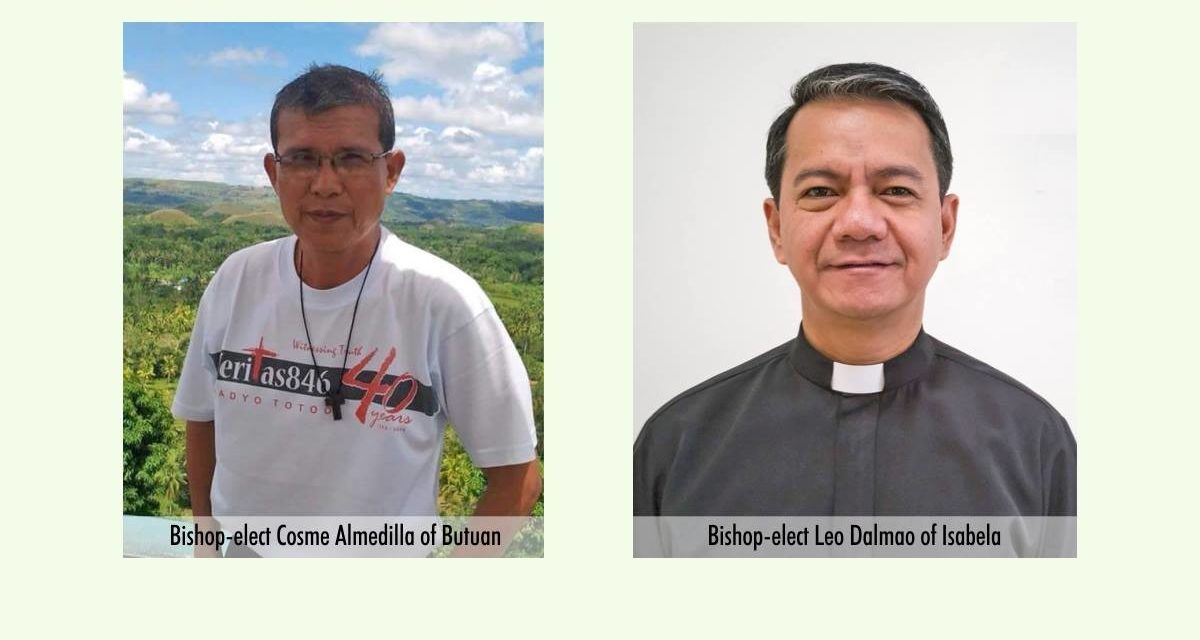 Pope names 2 new Filipino bishops