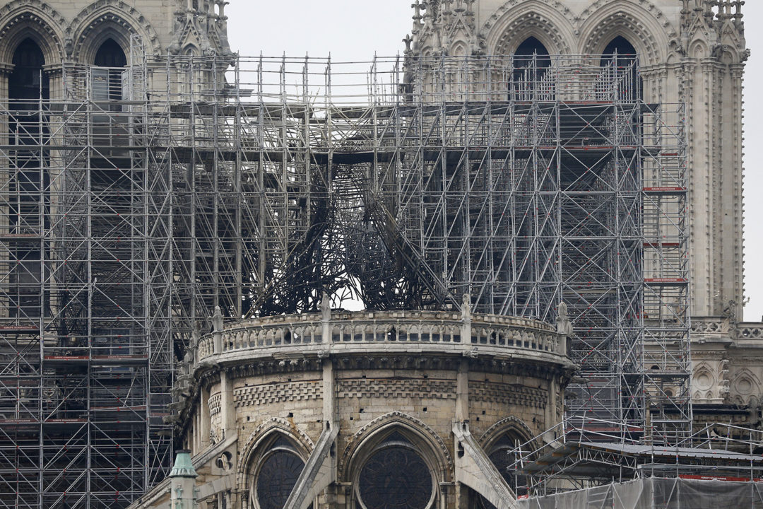 Hope from the ashes President, vow to rebuild Notre Dame