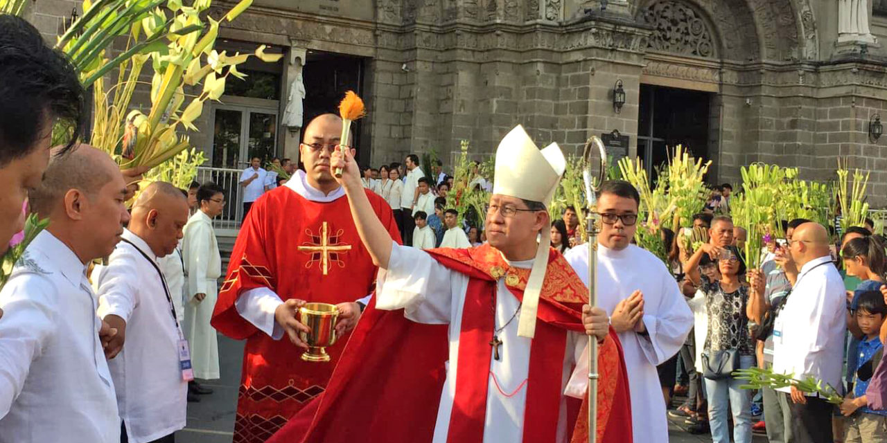Cardinal Tagle: Fight evil with humility, never with violence