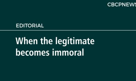 When the legitimate becomes immoral