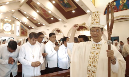 Bishop praises unity to rebuild Bataan church ravaged by storms