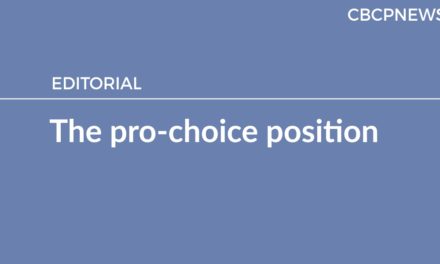 The pro-choice position