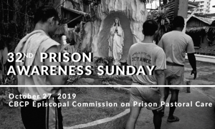 Message on Prison Awareness Sunday