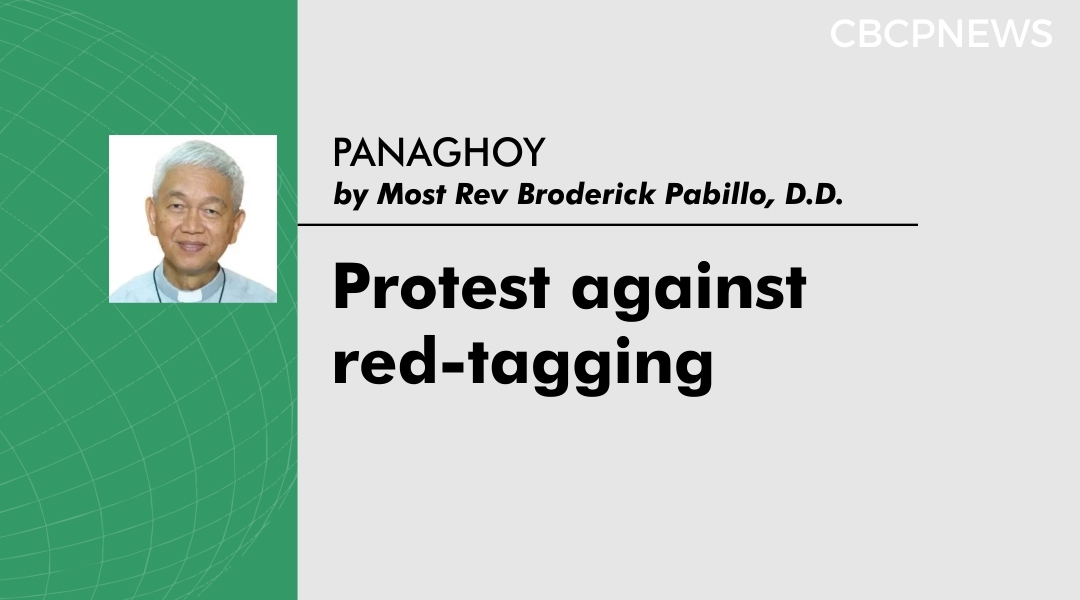 Protest against red-tagging
