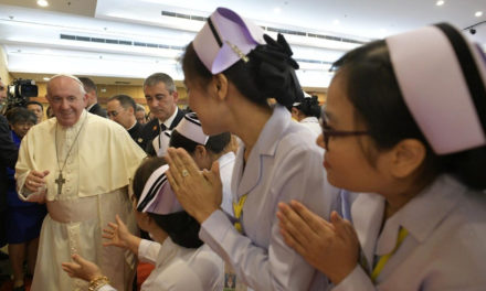 Merciful care should affirm the dignity of the sick, pope tells Catholic hospital in Thailand
