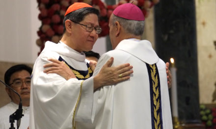 Emotional Cardinal Tagle: ‘Thy will be done’