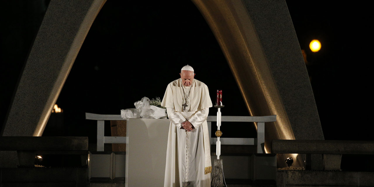 World needs peacemakers, not empty words, pope says in message