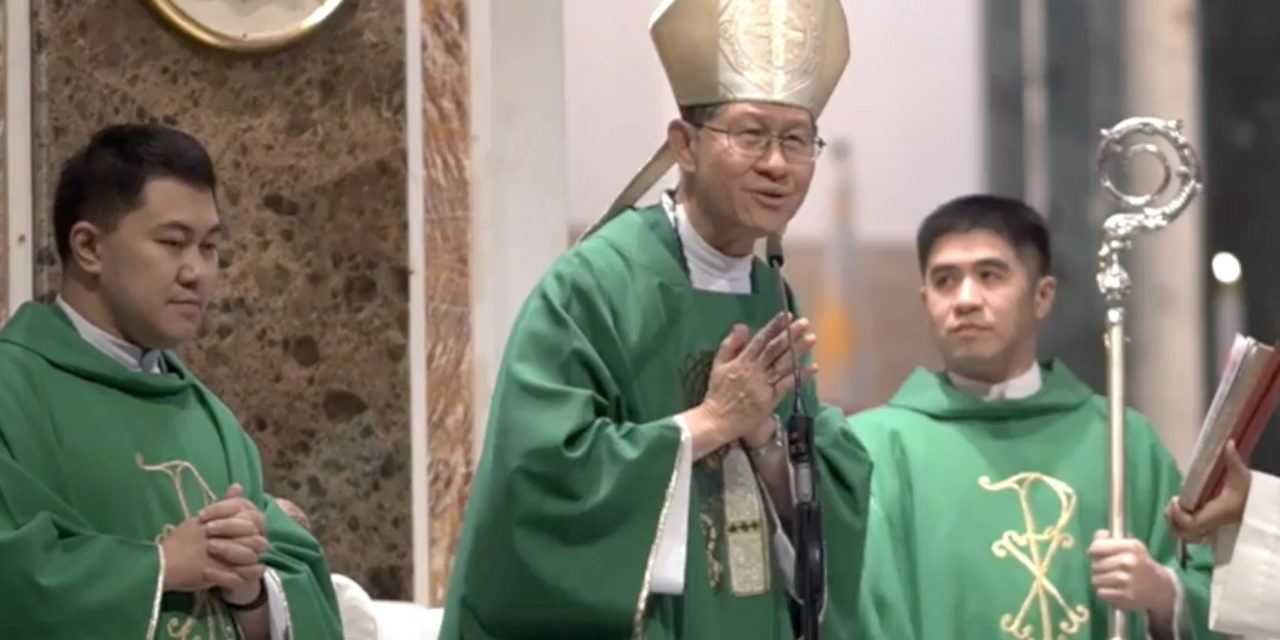 Cardinal Tagle leaves Manila for new mission in Rome