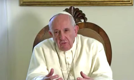 Pope: Money from human trafficking stained with blood