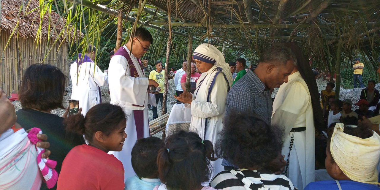 Tribal village gets housing project from Bulacan parish