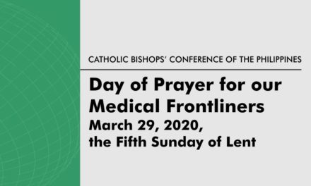 A Call and Invitation to a Special Day of Prayer for our Frontline Medical Personnel