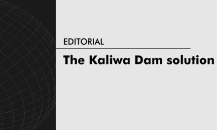 The Kaliwa Dam solution