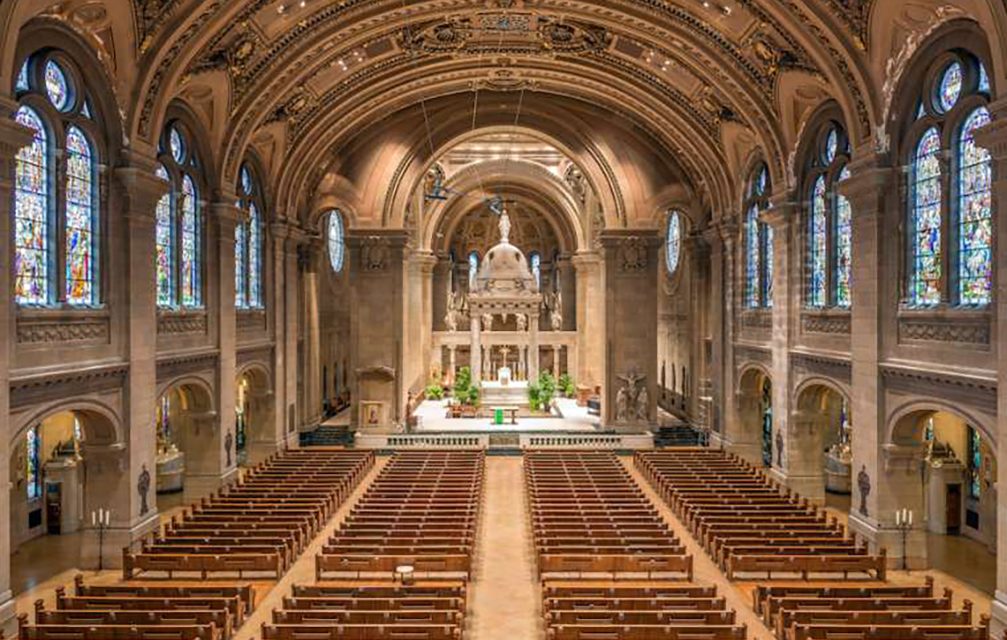 Amid riots, Minneapolis basilica damaged by fire