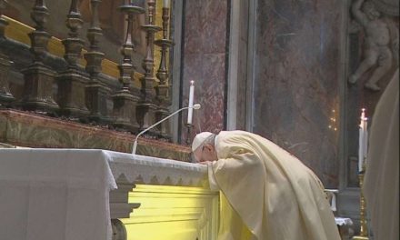 Pope Francis praises St. John Paul II as man of prayer and justice