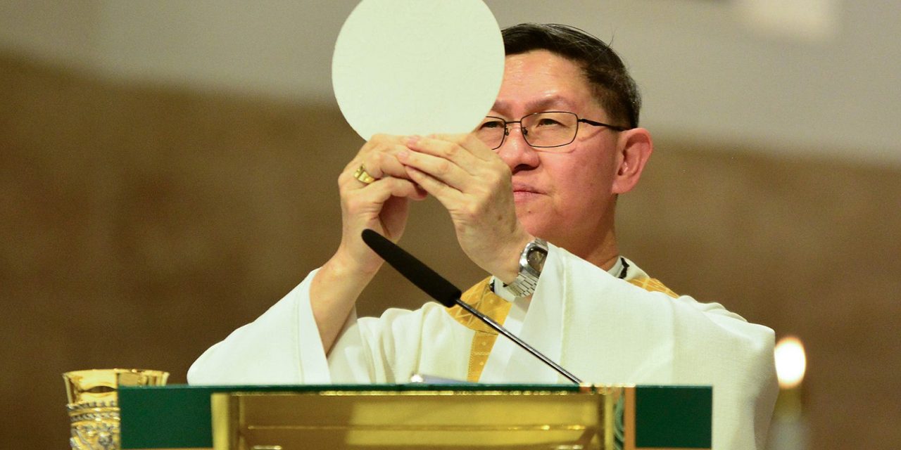 Pope names Cardinal Tagle to another Vatican post
