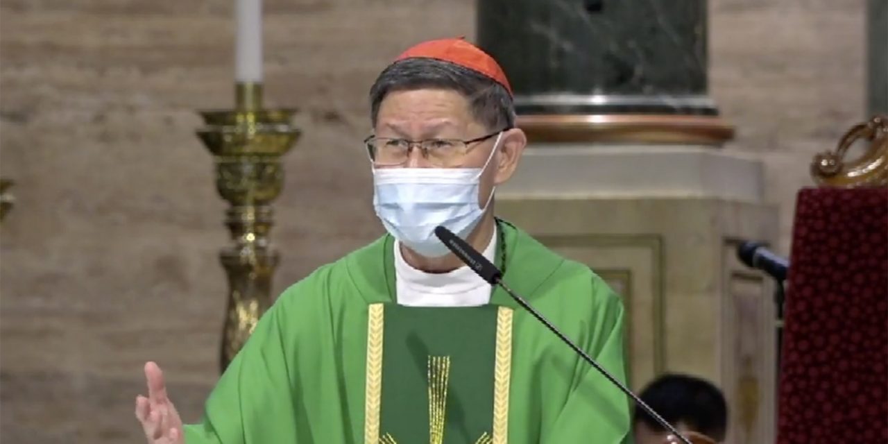 Cardinal Tagle back in Rome from PH visit