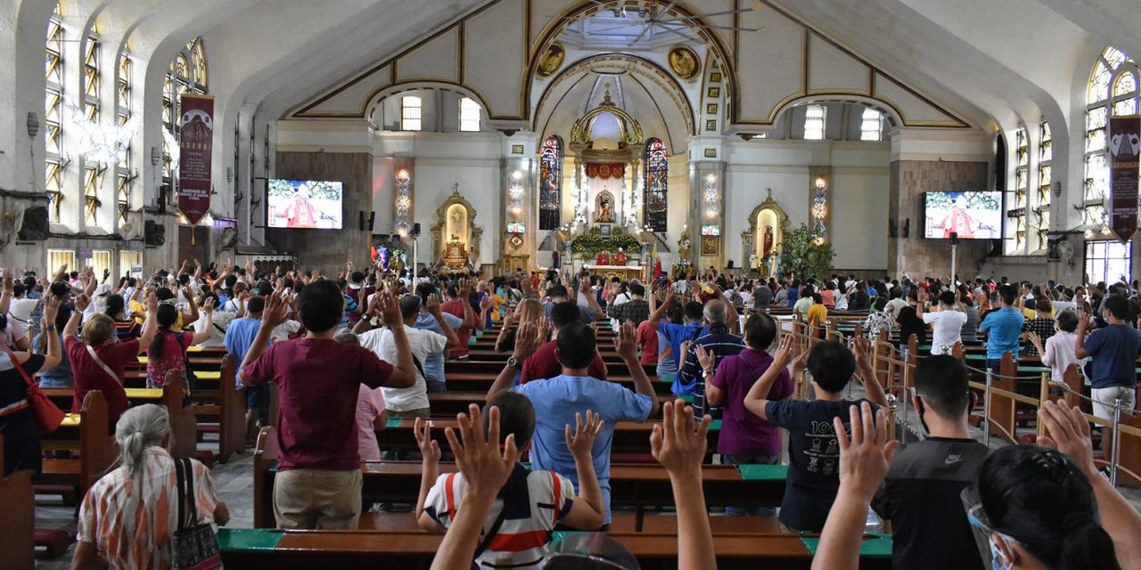 Only 400 persons per Mass allowed in   Quiapo Church on Nazarene feast