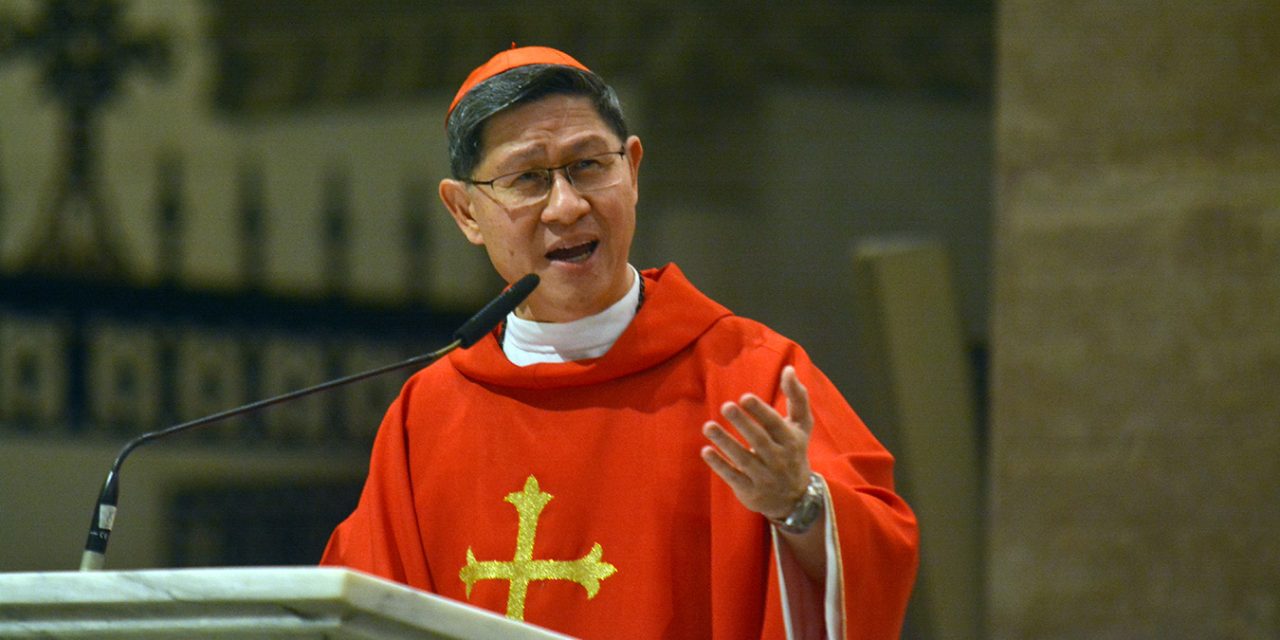A name isn’t just label, says Cardinal Tagle