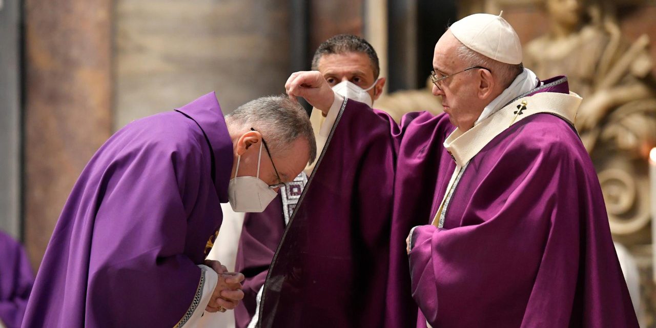 Pope Francis on Ash Wednesday: Lent is a journey from slavery to freedom