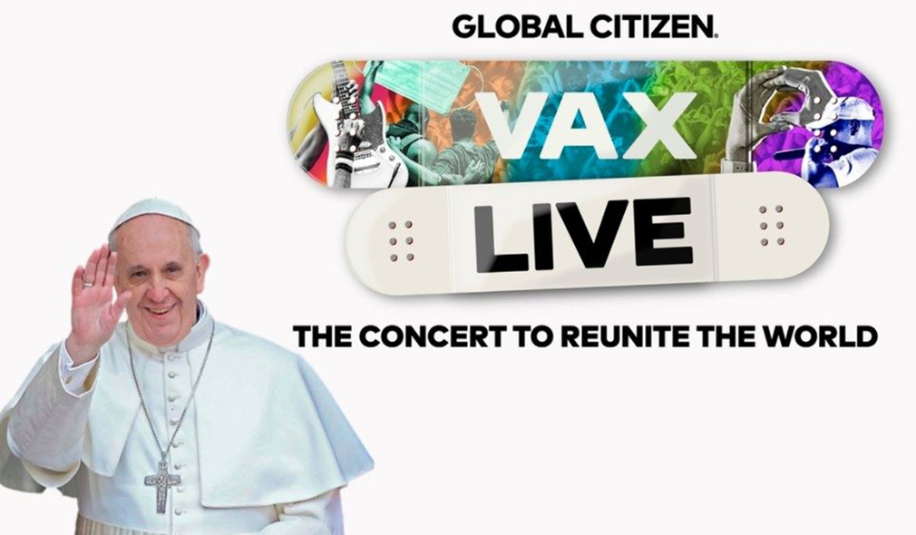 Pope Francis calls for suspension of Covid-19 vaccine patents in ‘Vax Live’ concert video