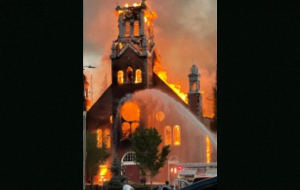 Canadian police investigate two more ‘suspicious’ fires at Catholic churches
